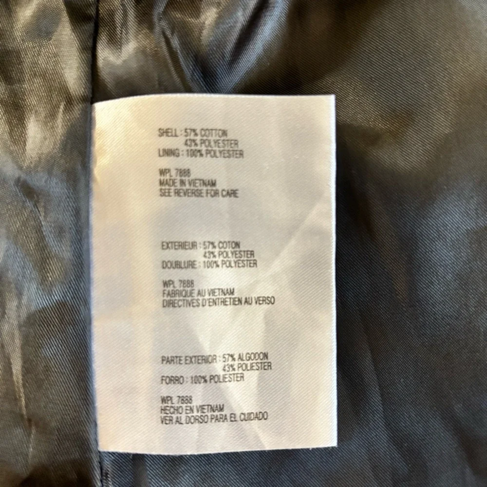 Michael Kors Jacket Water Resistant Black Large